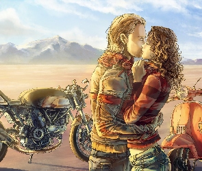 Miłosne, Motocykle, Zakochani