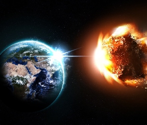 Meteoryt, Kosmos, Ziemia