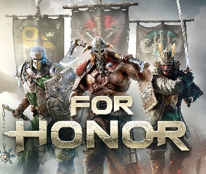 Proporce, Samuraj, Gra, For Honor, Rycerz, Wiking