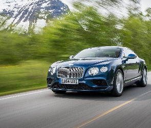 Bentley Continental GT V8, 2016, Niebieski