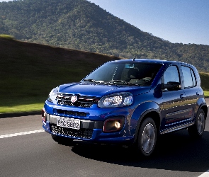 Fiat Uno Sporting, 2017, Niebieski