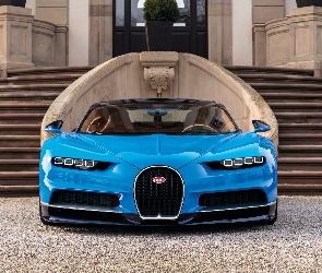 Bugatti Chiron, 2016, Niebieski