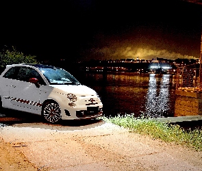 Przystań, Zatoka, Abarth 500, Widok