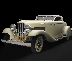 Zabytkowy, 1935, Duesenberg Model JN Convertible Coupe