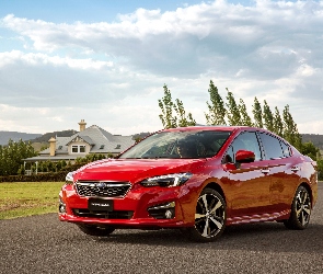 Czerwony, 2017, Subaru Impreza 2.0i-S Sedan