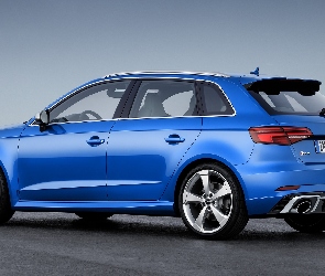 Audi RS3 Sportback, 2017, Niebieskie