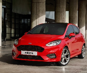 Ford Fiesta ST-Line, 2016, Czerwony