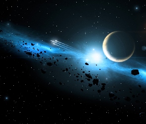 Kosmos, Wybuchy, Planeta