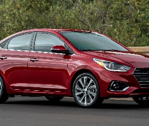 Hyundai Accent, 2018, Czerwony