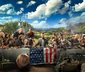 Flaga, Osąd, Więzień, Bohaterowie, Far Cry 5