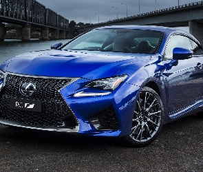 Lexus RC F, 2014, Niebieski