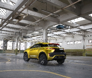 Żółty, Tył, 2015, Mitsubishi eX Concept