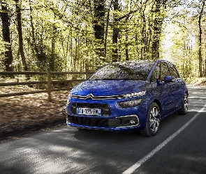 Niebieski, 2016, Citroen C4 Picasso