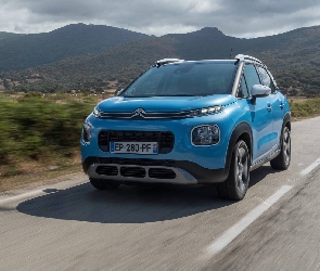 Niebieski, 2017, Citroen C3 Aircross