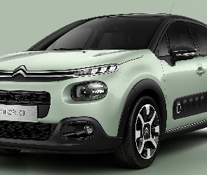 Zielonkawy, Przód, 2016, Citroen C3