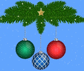 Świąteczna, Gałązki, Dekoracja, Stroik, Napis, Boże Narodzenie, Merry Christmas, Bombki