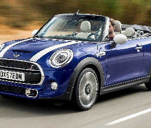 Mini Cooper S Convertible, 2019, Niebieski