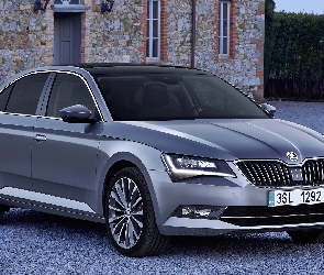 Skoda Superb, 2015, Grafitowa