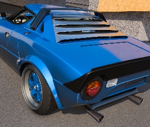 Lancia Stratos, 1974, Niebieska