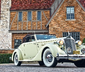 Zabytkowy, Dom, 1936, Packard Twelve Coupe Roadster