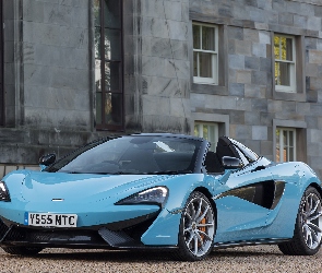 2018, Spider, Niebieski, McLaren 570S