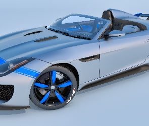 Jaguar Project 7 Concept, Niebieski, 2016