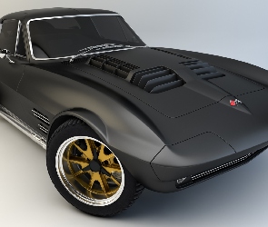 1964, Zabytkowy, Chevrolet Corvette Grand Sport