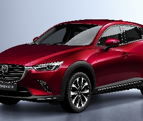 Mazda CX-3, Czerwona, AWD