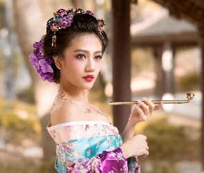 Kimono, Gejsza, Kobieta