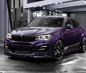 BMW X6 F16, Lumma CLR X6 R, Fioletowe