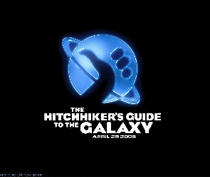 napis, kciuk, Hitchhikers Guide To The Galaxy