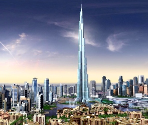 Burj Khalifa, 828m, Dubaj