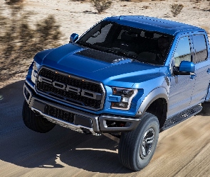 2019, Raptor, Niebieski, Ford F-150