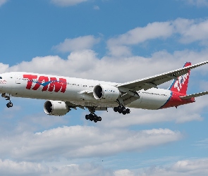 Samolot pasażerski, LATAM Airlines Brasil, Linie lotnicze, TAM Linhas Aereas, Boeing 787-9