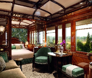 Wagon sypialny, Venice Simplon-Orient-Express, Luksusowy, Pociąg