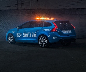 Niebieskie, Volvo V60, Samochód bezpieczeństwa