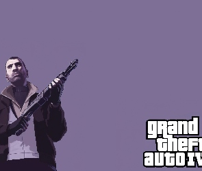 Gta 4, broń, mężczyzna, postać