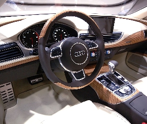 Wnętrze, Drewno, Audi A7
