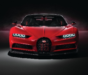 Czerwony, Bugatti Chiron Sport