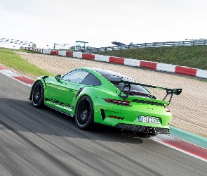Porsche 911 GT3 RS, Tył, Zielone