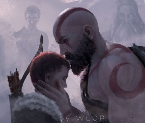 God of War, Syn, Atreus, Kratos, Gra