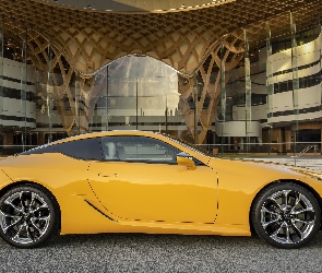 Żółty, Bok, Lexus LC500