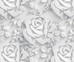 Róże, Tekstura, Białe