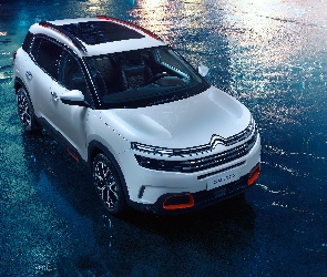 Biały, SUV, Citroen C5 Aircross