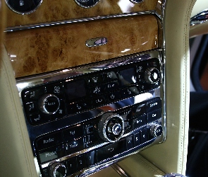 Bentley Mulsanne, Klimatyzacji, Panel