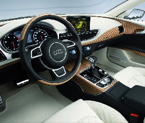 Audi A7, Kierownica