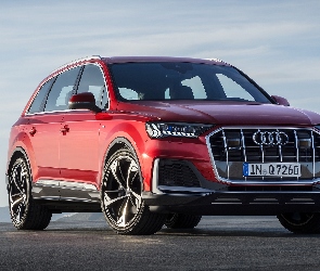 Audi Q7, Przód, Czerwone