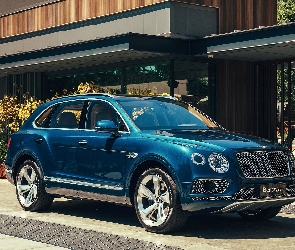 Bentley Bentayga Hybrid, Niebieski