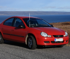 Czerwony, Antena, Chrysler Neon