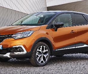 Jasnobrązowy, Przód, Bok, Renault Captur